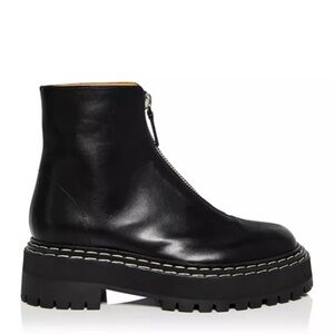 Proenza Schouler
Women's Zip Contrast Stitch Lug Sole Boots